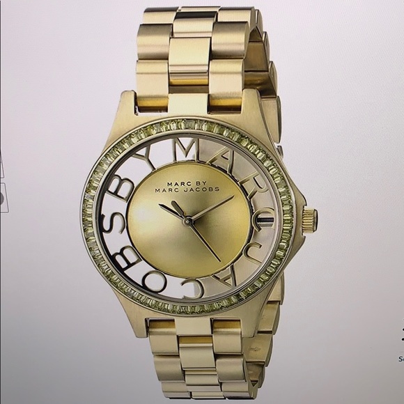 Marc by Marc Jacobs Skeleton Gold Watch